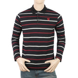 Men's Yarn Dyed Full Sleeves Polo T-Shirt - Multi, Men, T-Shirts And Polos, Chase Value, Chase Value