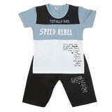 Boys Half Sleeves Short Suit 20-22 1229 - Steel Grey, Kids, Boys Sets And Suits, Chase Value, Chase Value