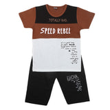 boys half sleeves short Suit - D-Brown, Kids, Boys Sets And Suits, Chase Value, Chase Value