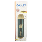 Water Bottle With Cup 500 ML - Red, Home & Lifestyle, Glassware & Drinkware, Chase Value, Chase Value