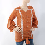 Women's Western Tops - Orange, Women, Ready Kurtis, Chase Value, Chase Value