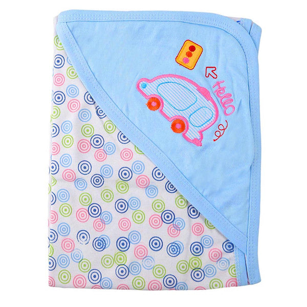 Newborn Baby Wrapping Sheet Blue Chase Value