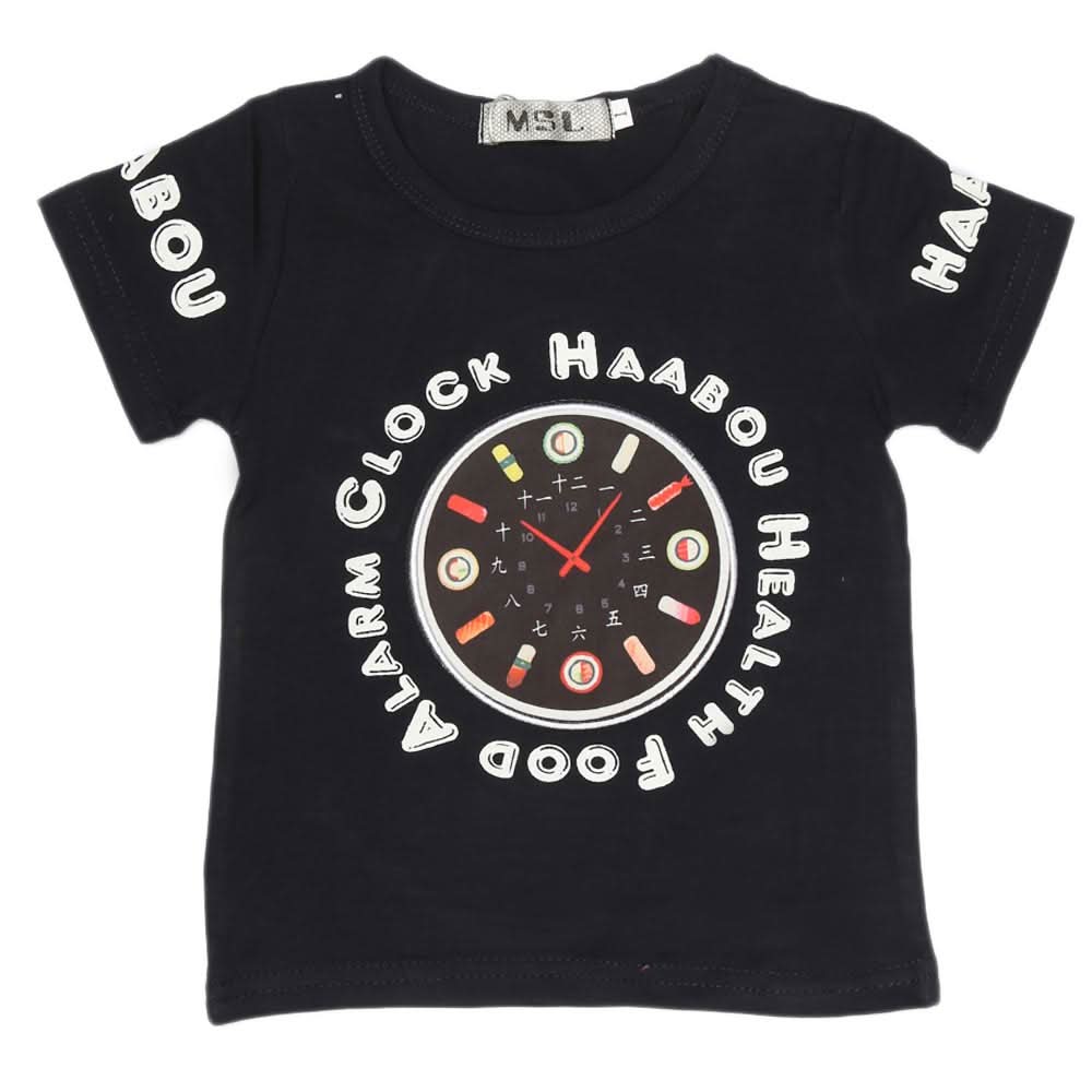 Newborn Boys T-Shirt - Navy Blue, Kids, NB Boys Shirts And T-Shirts, Chase Value, Chase Value