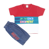 Boys Half Sleeves Short Suit 1201 - Maroon, Kids, Boys Sets And Suits, Chase Value, Chase Value