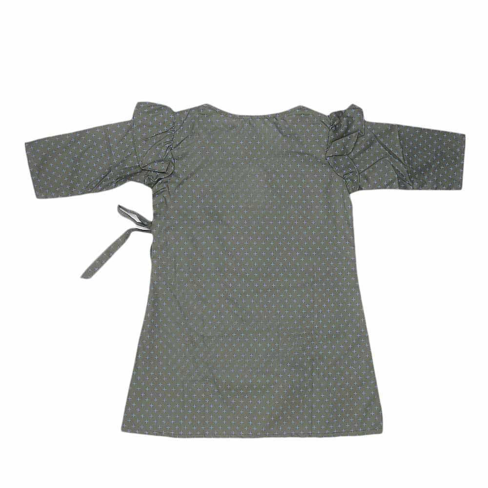 Girls Plain Kurti - Green, Kids, Girls Kurti, Chase Value, Chase Value