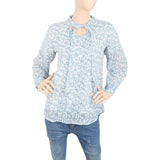 Women's Western Top With Front Pleats - Blue, Women, T-Shirts And Tops, Chase Value, Chase Value