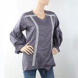 Women's Western Tops - Grey, Women, Ready Kurtis, Chase Value, Chase Value