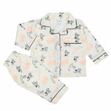 Newborn Girls Full Sleeves Night Suit - White, Newborn Girls Sets & Suits, Chase Value, Chase Value