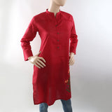 Women's Embroidered Kurti - Maroon, Women, Ready Kurtis, Chase Value, Chase Value