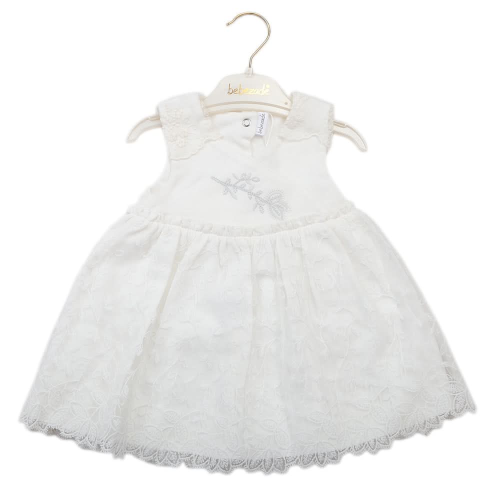 Newborn Girls Frock - Off White, Kids, NB Girls Frocks, Chase Value, Chase Value