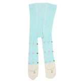 Newborn Girls Printed Leggings - Cyan, Kids, NB Boys Shorts And Pants, Kids, NB Girls Shorts Skirts And Pants, Chase Value, Chase Value