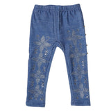 Girls Denim Stone Tight Blue C, Kids, Pants And Capri, Chase Value, Chase Value
