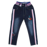 Girls Denim Pant - Blue, Kids, Pants And Capri, Chase Value, Chase Value