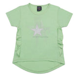 Girls Studs Print T-Shirt - Green, Kids, Girls T-Shirts, Chase Value, Chase Value