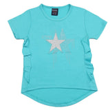 Girls Studs Print T-Shirt - Sea Green, Kids, Girls T-Shirts, Chase Value, Chase Value