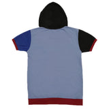 Boys Half Sleeves T-Shirt - Steel Blue, Boys T-Shirts, Chase Value, Chase Value
