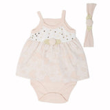 Newborn Girls Turkish Romper - Peach, Kids, Newborn Girls Rompers, Chase Value, Chase Value