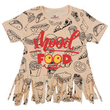 Eminent Girls Emboss Print T-Shirt - Peach, Kids, Girls T-Shirts, Eminent, Chase Value