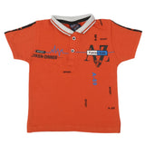 Boys Half Sleeves T-Shirt - Rust, Boys T-Shirts, Chase Value, Chase Value
