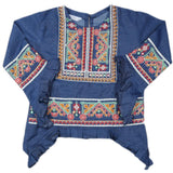 Girls Embroidered Denim Kurti - Blue, Kids, Girls Kurti, Chase Value, Chase Value