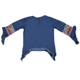 Girls Embroidered Denim Kurti - Blue, Kids, Girls Kurti, Chase Value, Chase Value