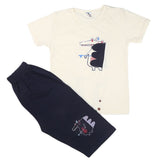 Boys Half Sleeves Short Suit - Off White, Kids, Boys Sets And Suits, Chase Value, Chase Value