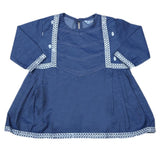 Girls Embroidered Denim Kurti - Blue, Kids, Girls Kurti, Chase Value, Chase Value