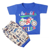 Boys Half Sleeves Short Suit - Royal Blue, Kids, Boys Sets And Suits, Chase Value, Chase Value