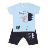 Boys Half Sleeves Short Suit 1219 - Blue, Kids, Boys Sets And Suits, Chase Value, Chase Value