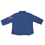Girls Embroidered Denim Tops - Blue, Kids, Girls Kurti, Chase Value, Chase Value