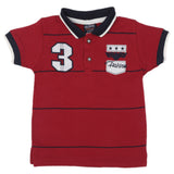 Boys Half Sleeves T-Shirt - Maroon, Boys T-Shirts, Chase Value, Chase Value