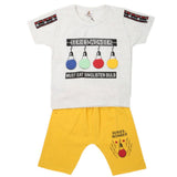 Boys 2 Pcs Suit Half Sleeves - Yellow, Kids, Boys Sets And Suits, Chase Value, Chase Value