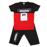Boys Half Sleeves Short Suit - Black, Kids, Boys Sets And Suits, Chase Value, Chase Value