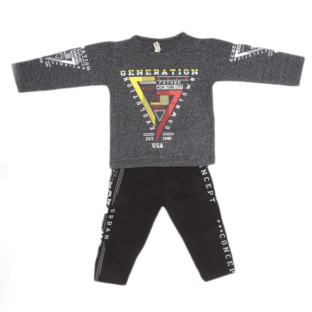 Boys Pajama Suit - Grey, Kids, Boys Sets And Suits, Chase Value, Chase Value