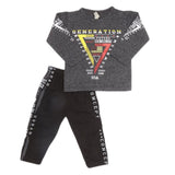 Boys Pajama Suit - Grey, Kids, Boys Sets And Suits, Chase Value, Chase Value