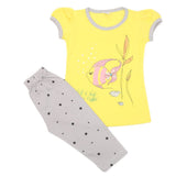 Girls Half Sleeves Suit - Yellow, Kids, Girls Sets And Suits, Chase Value, Chase Value