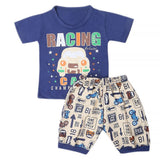 Boys Half Sleeves Short Suit - Navy Blue, Kids, Boys Sets And Suits, Chase Value, Chase Value