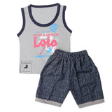 Boys Half Sleeves Sando Suit - Grey, Kids, Boys Sets And Suits, Chase Value, Chase Value