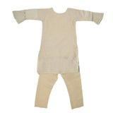 Girls Embroidered Fancy Suit 3 Pcs - Beige, Kids, Girls Sets And Suits, Chase Value, Chase Value