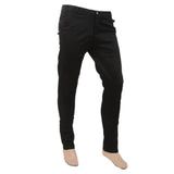 Men's Fancy Cotton Chino Pant - Black, Men, Casual Pants And Jeans, Chase Value, Chase Value