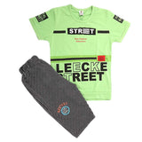 Boys Half Sleeves 2 Piece Suit - Green, Kids, Boys Sets And Suits, Chase Value, Chase Value