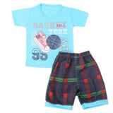 Boys Half Sleeves Short Suit - Blue, Kids, Boys Sets And Suits, Chase Value, Chase Value