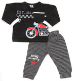 Newborn Boys Full Sleeves Suit - Black, Kids, NB Boys Sets And Suits, Chase Value, Chase Value