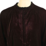 Women's Velvet Fancy Kurti - Brown, Women Ready Kurtis, Chase Value, Chase Value
