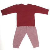 Newborn Boys Full Sleeves Suit - Maroon, Kids, NB Boys Sets And Suits, Chase Value, Chase Value
