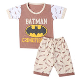 Boys Half Sleeves Short Suit - Brown, Kids, Boys Sets And Suits, Chase Value, Chase Value