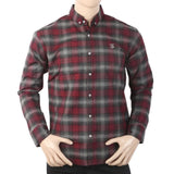 Men's Casual Shirt - Maroon, Men, Shirts, Chase Value, Chase Value