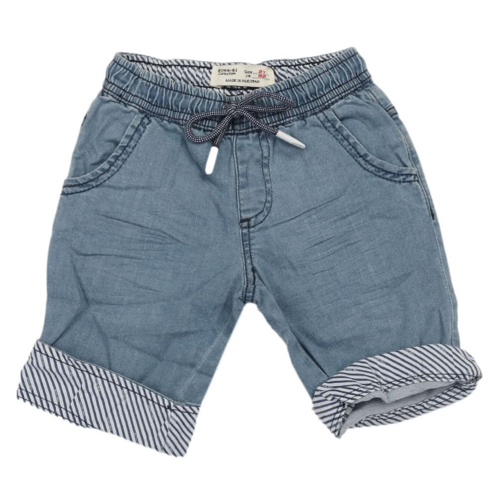 Boys Denim Short - Light Blue, Boys Shorts, Chase Value, Chase Value