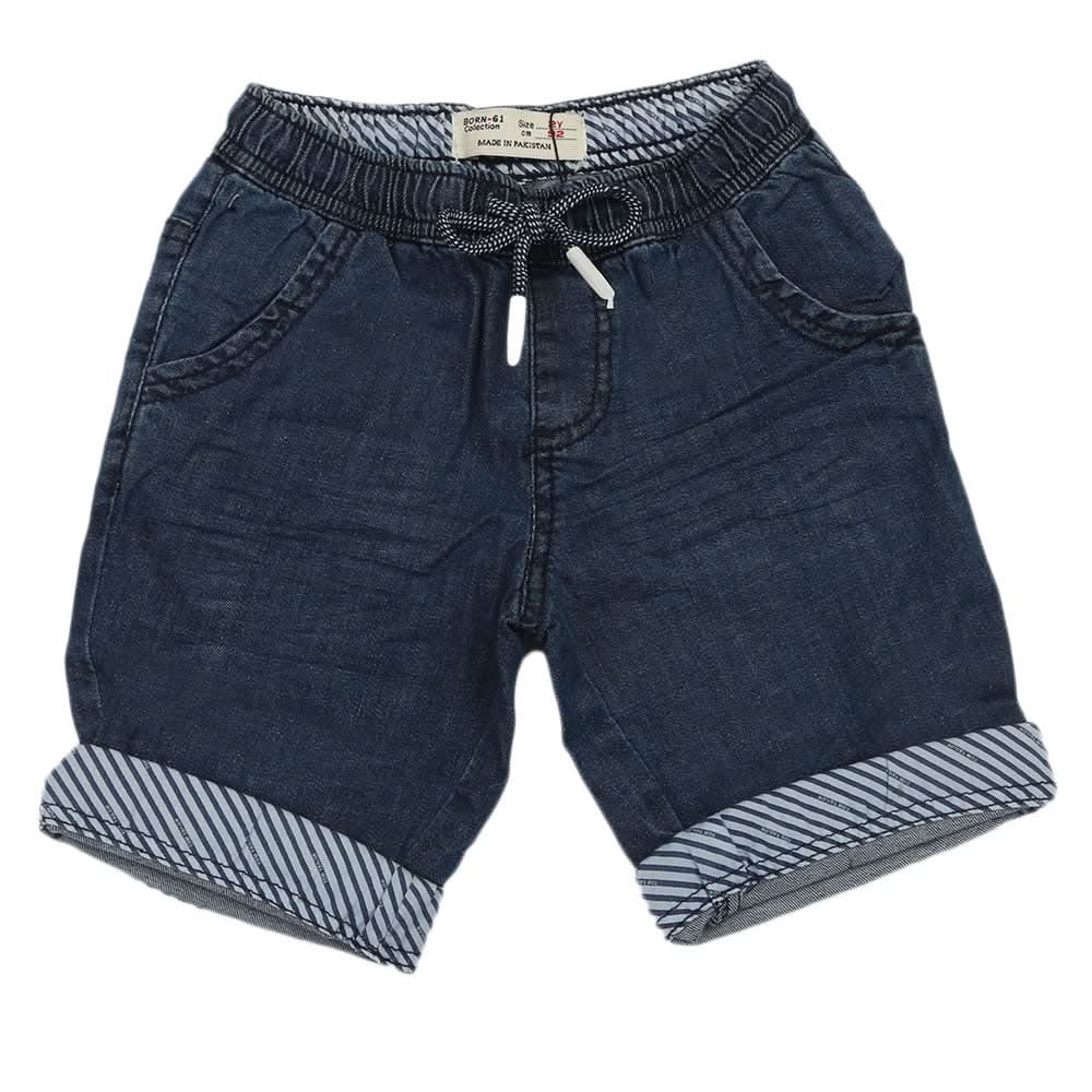 Boys Denim Short - Dark Blue, Boys Shorts, Chase Value, Chase Value