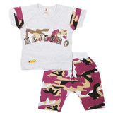 Boys 2 Pcs Suit Half Sleeves - Purple, Kids, Boys Sets And Suits, Chase Value, Chase Value